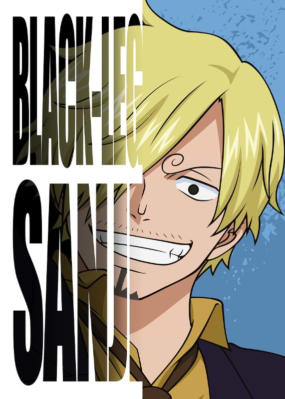 Black Leg Sanji One Piece Poster