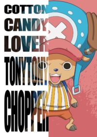 Cotton candy lover tony tony chopper one piece poster