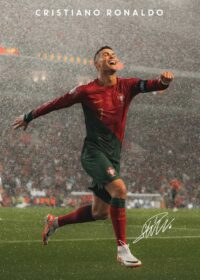 Cristiano ronaldo soccer poster