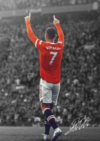 Cristiano ronaldo soccer poster