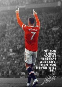 Cristiano ronaldo soccer poster