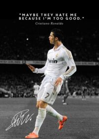 Cristiano ronaldo soccer poster