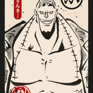 Franky Ukiyo E One Piece Poster