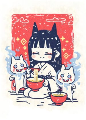 Kawaii yokai demon girl ramen.jpg