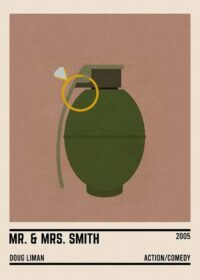 Mr Mrs Smith Minimalist Poster