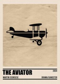 The aviator minimalist poster