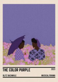 The color purple minimal poster