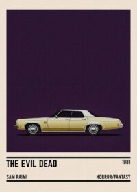 The evil dead car movie poster