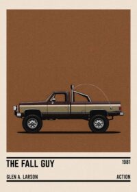 The fall guy tv series car poster