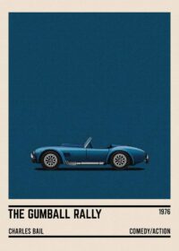 The gumball rally car poster