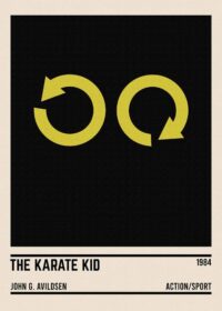 The karate kid minimalist poster