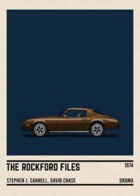 The rockford files car poster