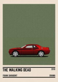 The walking dead car poster