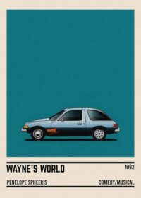Waynes world car poster
