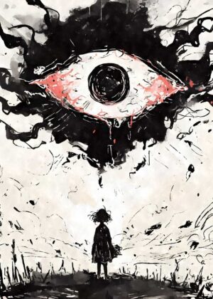Weirdcore giant eye sky black ink.jpg