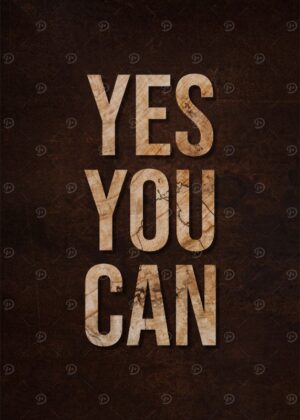 YES YOU CAN Poster
