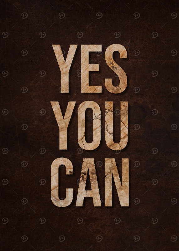 YES YOU CAN Poster