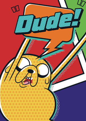 Adventure time righteous hero dude poster 4.jpg
