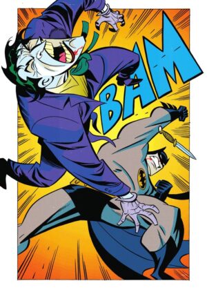 Batman punch joker comic poster.jpg