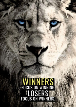 Be a winner not a loser animal motivational poster.jpg
