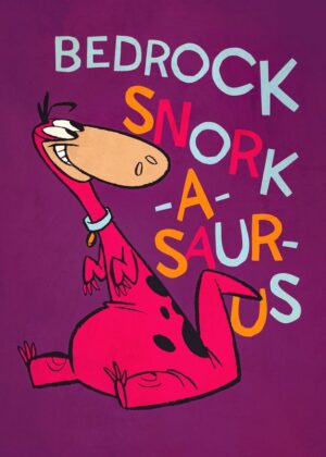 Bedrock snork a saurus the flintstones poster.jpg
