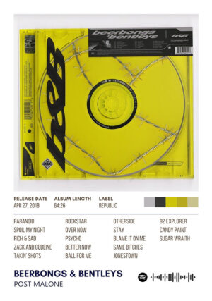 Beerbongs bentleys by post malone album poster.jpg
