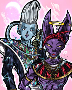 Beerus and jiren dragon ball comic poster 5.jpg