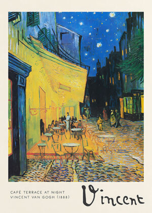 Cafe terrace at night van gogh 1883 poster.jpg