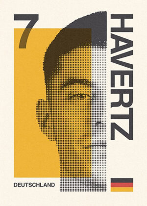 Deutschland kai havertz football sports poster.jpg