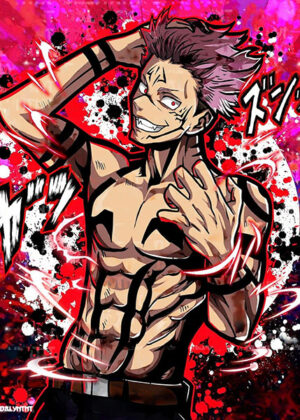 Devil ryomen sukuna jujutsu kaisen anime comic poster.jpg