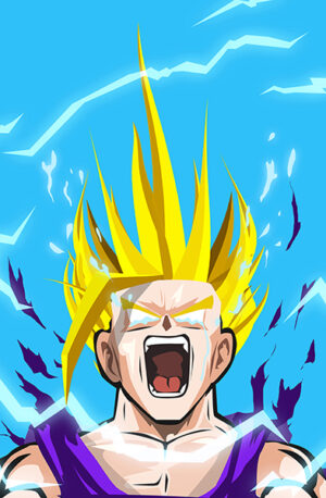 Dragon ball gohan art poster.jpg