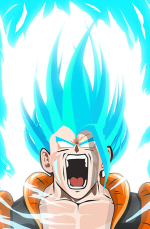 Dragon ball goku saiyan blue art poster.jpg