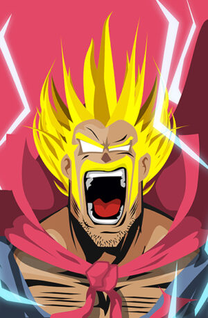 Dragon ball mr satan super saiyan 2 poster 5.jpg