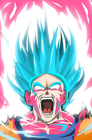 Dragon ball super goku blue poster.jpg