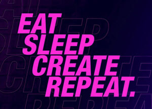 Eat sleep create repeat motivational poster.jpg