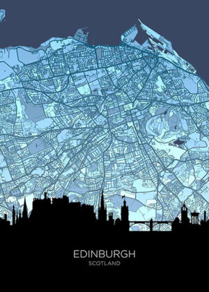Edinburgh skyline scotland maps poster 4.jpg