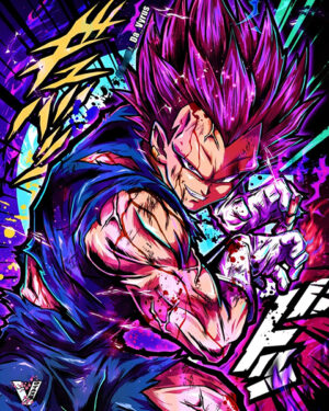 Evil vegeta dragon ball comic poster 5.jpg