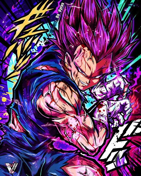 Evil vegeta dragon ball comic poster 5.jpg