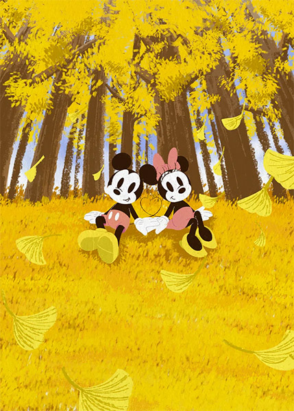Falling yellow blooms poster.jpg