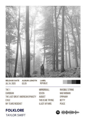 Folklore by taylor swift album poster.jpg