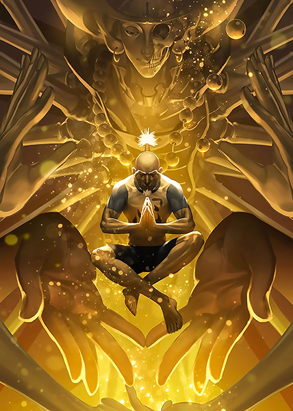 Isaac netero 100 type guanyin bodhisattva poster 5.jpg