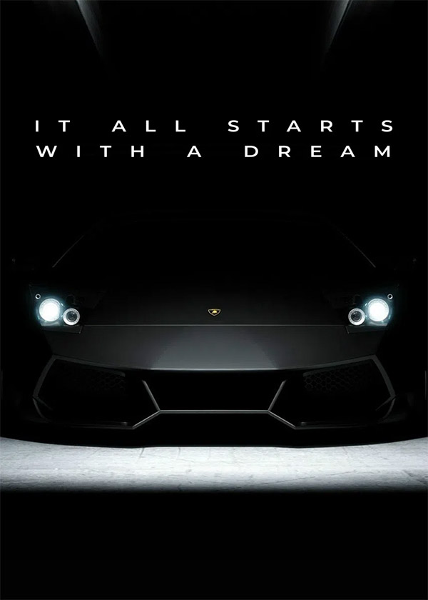 It all starts with a dream motivational quote poster.jpg