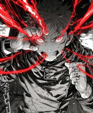 Jujutsu kaisen yuji itadori anime manga poster.jpg