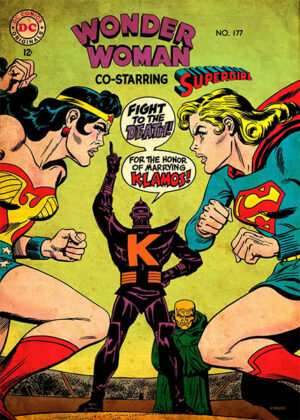 Justice league wonder woman and superman comics poster.jpg