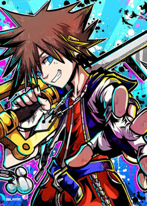 Kingdom hearts sora comic poster.jpg