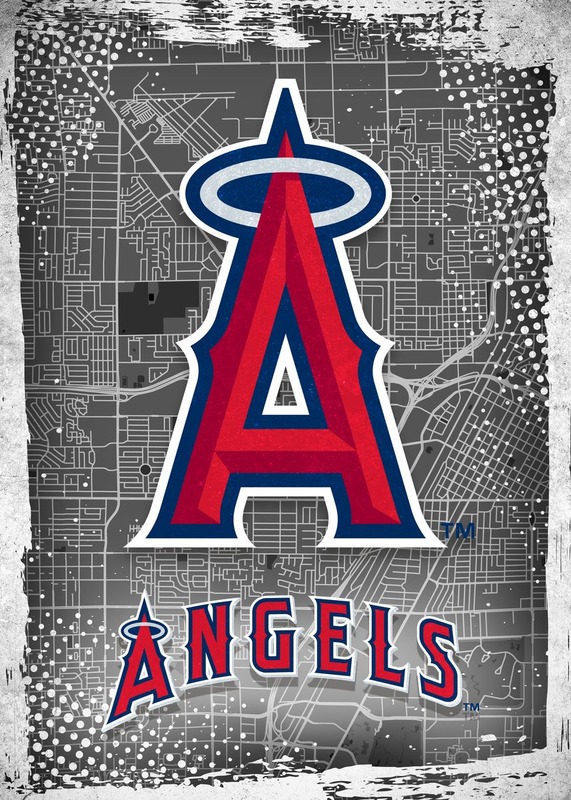 Los angeles angels major basketball league city maps crests poster.jpg
