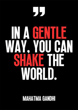 Mahatma gandhi success motivational quote poster.jpg