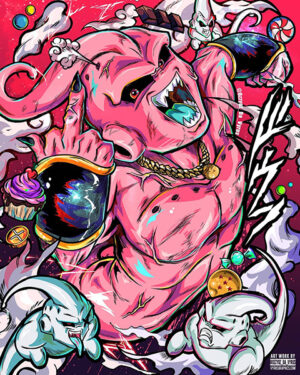 Majin buu dragon ball comic poster 5.jpg