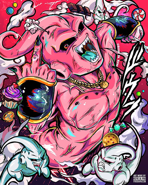 Majin buu dragon ball comic poster 5.jpg