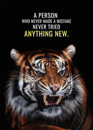Make mistakes and move forward animal motivational poster.jpg